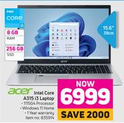 Acer 15.6"(39cm) Intel Core A315 i3 Laptop