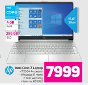 HP 15.6"(39cm) Intel Core i3 Laptop