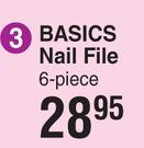 Basics Nail File 6 Piece