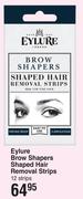 Eylure Brow Shapers Shaped Hair Removal Strips 12 Strips