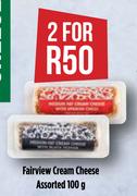 Fairview Cream Cheese Assorted-For 2 x 100g