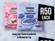 Penny Lane Frozen Strawberries Or Blueberries-1kg Each