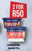 Lancewood Dips Assorted-For 2 x 175g