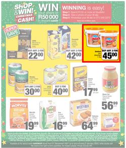 SPAR SAVEMOR EASTERN CAPE (21 December 2021 - 2 January 2022) Valid in Alexandria, Dordrecht, Hogsback, Idutywa, Willowvale, Mooiplaas, Richmond, page 4
