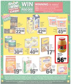SPAR SAVEMOR EASTERN CAPE (21 December 2021 - 2 January 2022) Valid in Alexandria, Dordrecht, Hogsback, Idutywa, Willowvale, Mooiplaas, Richmond, page 4