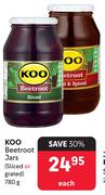 Koo Beetroot Jars Sliced Or Grated-780g Each