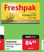 Freshpak Rooibos Tagless Teabags-160's Each
