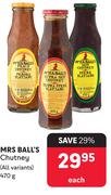 Mrs Balls's Chutney (All Variants)-470g Each