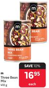 M Three Bean Mix-410g