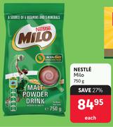 Nestle Milo-750g Each