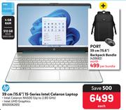 HP 15.6" (39cm) 15 Series Intel Celeron Laptop