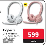 Logitech USB Headset-Each