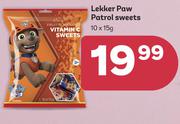 Lekker Paw Patrol Sweets-10 x 15g