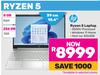 HP 15.6"(39cm) Ryzen 5 Laptop 