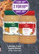 Lifestyle Food Peanut Butter Assorted-800g