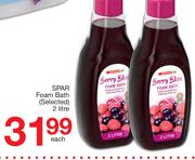 Spar Foam Bath (Selected)-2Ltr Each