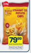 Diamond Crown Straight Cut Potato Chips-2.5Kg