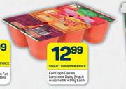 Fair Cape Dairies Lunch Box Snack Assorted-6 x 80g