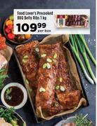 Food Lover's Precooked BBQ Belly Ribs-1kg Per Box