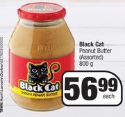 Black Cat Peanut Butter (Assorted)-800g Each