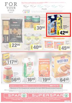 SPAR & SUPERSPAR EASTERN CAPE : We've Got The Christmas You Deserve (21 December 2021 - 2 January 2022) Valid In Spar: Amahlathi, Bedford, Buffalo Flats, Superspar: Butterworth, Daku, Engcobo, Highway, page 4
