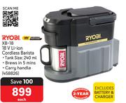 Ryobi 18V Li-Ion Cordless Barista XB-18