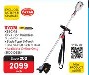 Ryobi 18V Li-Ion Brushless Brush Cutter XBBC-18