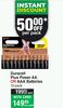 Duracell Plus Power AA Or AAA Batteries 12 Pack-Per Pack