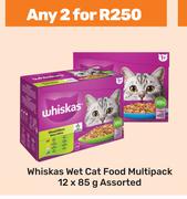 Whiskas Wet Cat Food Multipack Assorted-For Any 2 x 12 x 85g