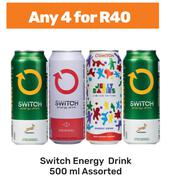 Switch Energy Drink Assorted-For 4 x 500ml