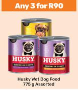 Husky Wet Dog Food Assorted-For Any 3 x 775g