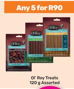 Ol'Roy Treats Assorted-For Any 5 x 120g