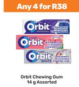 Orbit Chewing Gum Assorted-For Any 4 x 14g