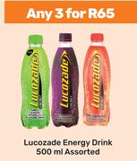 Lucozade Energy Drink Assorted-For Any 3 x 500ml