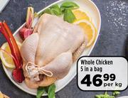 Whole Chicken (5 In A Bag)-Per kg