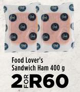 Food Lover's Sandwich Ham-For 2 x 400g