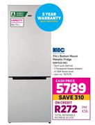 KIC 314L Bottom Mount Metallic Fridge KBF635 ME