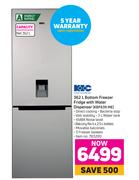KIC 362L Bottom Freezer Fridge With Water Dispenser KBF639 ME