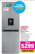 Defy 226L Satin Metallic Fridge DAC449