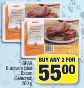 Spar Butcher's Best Bacon (Selected)-For Any 2 x 200g