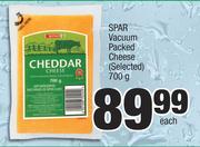 Spar Vacuum Packed Cheese (Selected)-700g