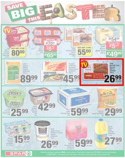 SPAR EASTERN CAPE : Your One Stop Easter Shop (23 March - 5 April 2021) Valid in Amahlathi, Bedford, Buffalo, Cala, Centane, Kwa-Fetting, Komga, Nemato, Patensie, page 4