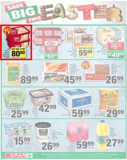 SPAR EASTERN CAPE : Your One Stop Easter Shop (23 March - 5 April 2021) Valid in Amahlathi, Bedford, Buffalo, Cala, Centane, Kwa-Fetting, Komga, Nemato, Patensie, page 4