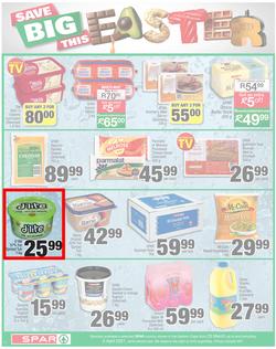 SPAR EASTERN CAPE : Your One Stop Easter Shop (23 March - 5 April 2021) Valid in Amahlathi, Bedford, Buffalo, Cala, Centane, Kwa-Fetting, Komga, Nemato, Patensie, page 4