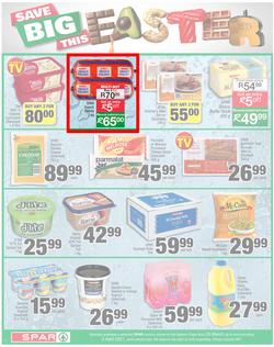 SPAR EASTERN CAPE : Your One Stop Easter Shop (23 March - 5 April 2021) Valid in Amahlathi, Bedford, Buffalo, Cala, Centane, Kwa-Fetting, Komga, Nemato, Patensie, page 4