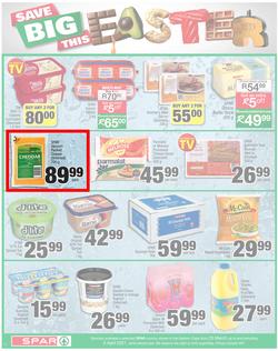 SPAR EASTERN CAPE : Your One Stop Easter Shop (23 March - 5 April 2021) Valid in Amahlathi, Bedford, Buffalo, Cala, Centane, Kwa-Fetting, Komga, Nemato, Patensie, page 4