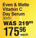 Garnier Even & Matte Vitamin C Day Serum-30ml Each