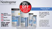 Neutrogena Retinol Boost Day SPF15 Or Night Cream 50ml Or Seum 30ml Or Eye Cream 15ml-Each