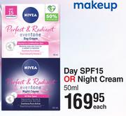 Nivea Day SPF15 Or Night Cream-50ml Each