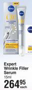 Nivea Expert Wrinkle Filler Serum-15ml Each